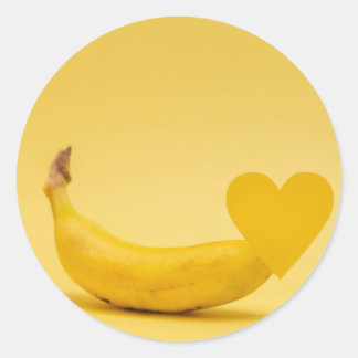 STICKER ROND BANANE