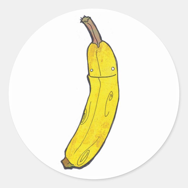 Sticker Rond banane (Devant)