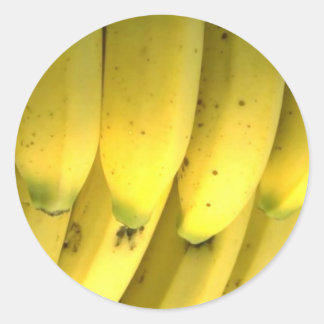 Sticker Rond Banane