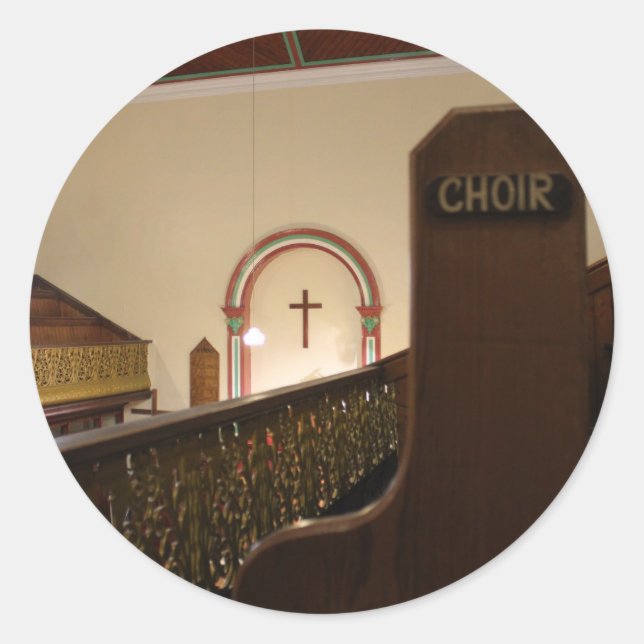 Sticker Rond banc chorale (Devant)