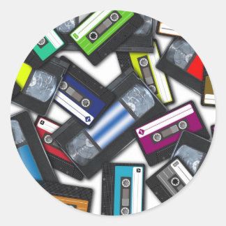 Sticker Rond Bandes