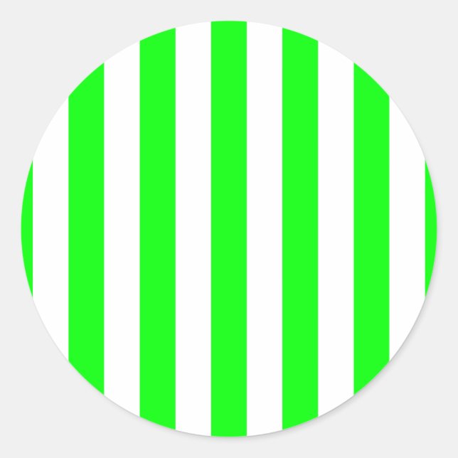 Sticker Rond Bandes larges de chaux (Devant)