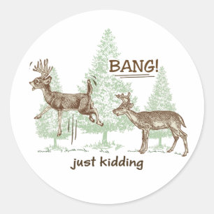 Sticker Rond Bang ! C'Est Juste Du Raisonnement ! Humour de cha