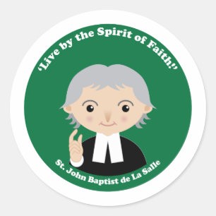 Sticker Rond Baptiste De La Salle de St John