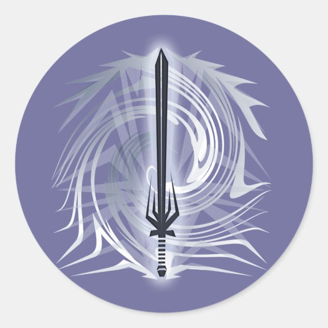 Sticker Rond barbare (Devant)