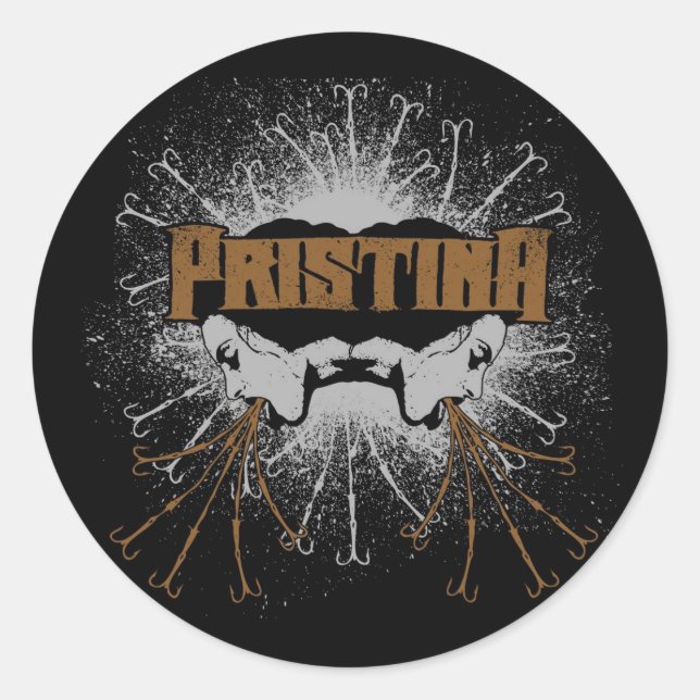 Sticker Rond Barbe (Devant)