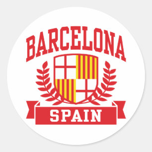 Sticker Rond Barcelone