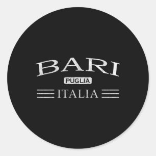 Sticker Rond Bari Puglia Italia Bari Apulia Italie