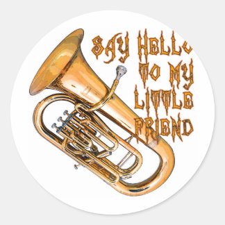 Sticker Rond Baritone : Mon Petit Ami