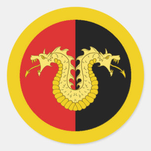 Sticker Rond Barony of Dragon's Laire Populace Badge