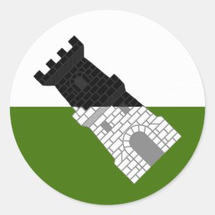Sticker Rond Barony of Settmour Swamp Insigne de population Cla