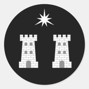 Sticker Rond Barony of Stargate Populace Badge