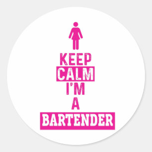 Sticker Rond Barre