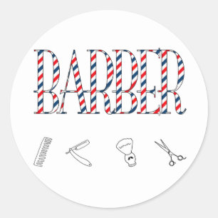 Sticker Rond Barre