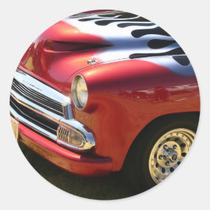 Sticker Rond Barre chaude