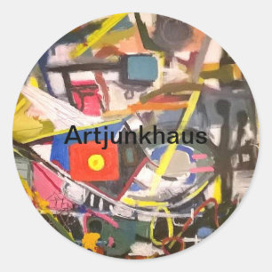 Sticker Rond Barton Springs Austin Texas Hankamer Artjunkhaus
