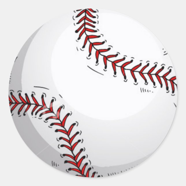 Sticker Rond Baseball (Devant)