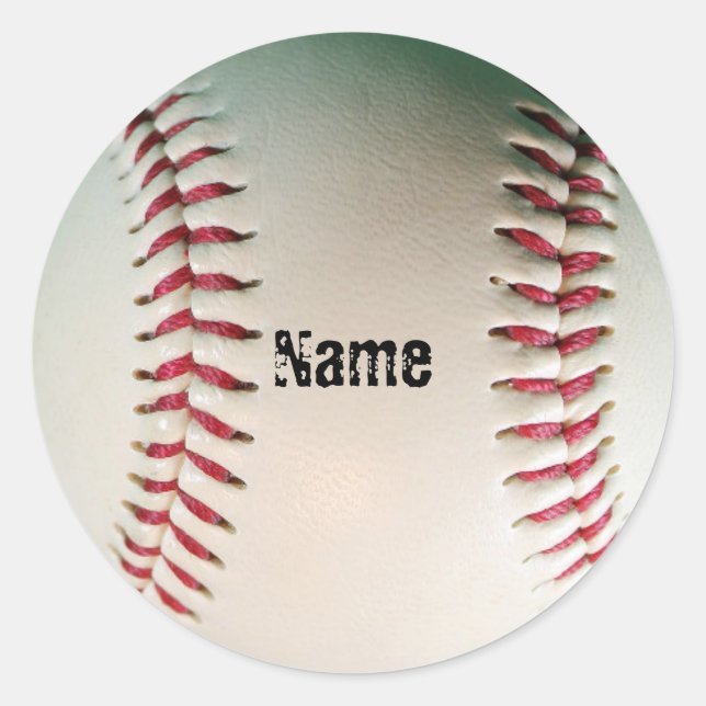 Sticker Rond Baseball (Devant)