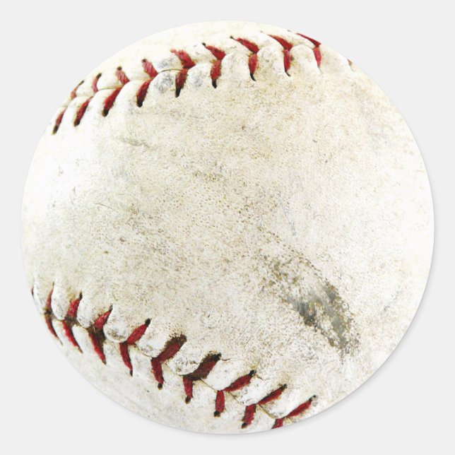 Sticker Rond Baseball (Devant)