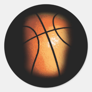 Sticker Rond Basket