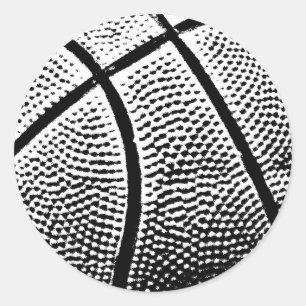 Sticker Rond Basket