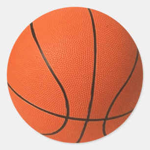 Sticker Rond Basket-ball