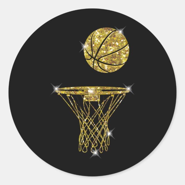 Sticker Rond Basket Exquis (Devant)