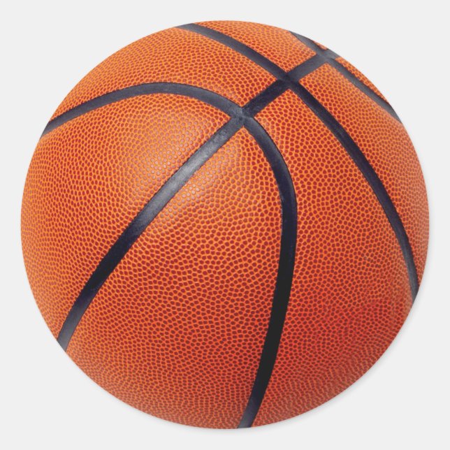 STICKER ROND BASKETBALL (Devant)