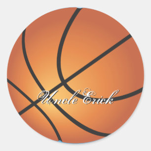 Sticker Rond Basketball Image budget incroyable spécial
