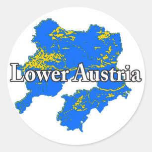 Sticker Rond Basse-Autriche