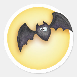 Sticker Rond Bat