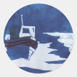 Sticker Rond bateau de repos