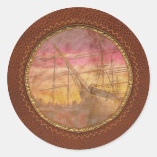 Sticker Rond Bateau - Voile - Semaine de la flotte