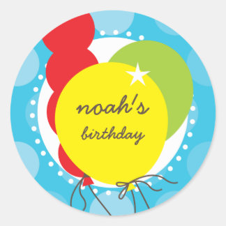 Sticker Rond BÂTIMENTS :: ballons 3