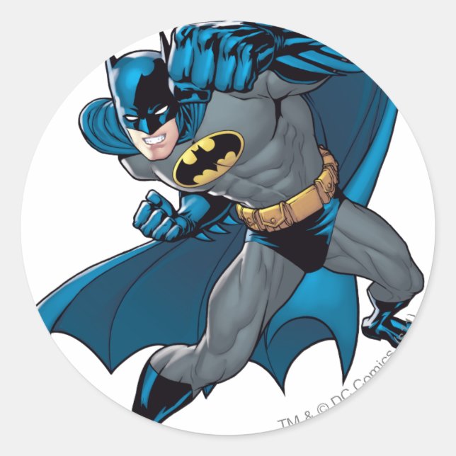 Sticker Rond Batman Punch (Devant)