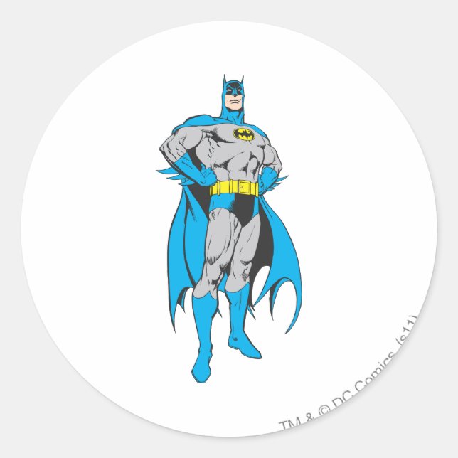 Sticker Rond Batman Stands (Devant)