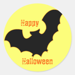 Sticker Rond Batte dans l'autocollant de clair de lune