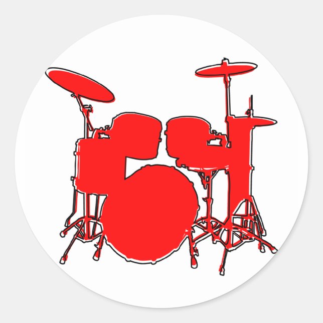 Sticker Rond batterie oddRex (Devant)