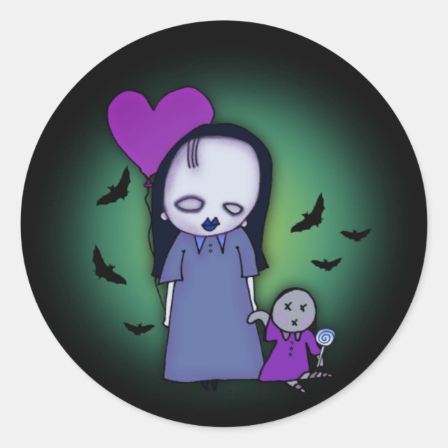 Sticker Rond Batty (Devant)