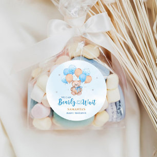 Sticker Rond Bearly Wait Baby Shower