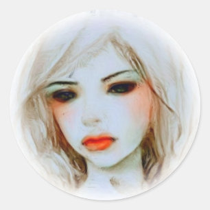 Sticker Rond beauté en huile