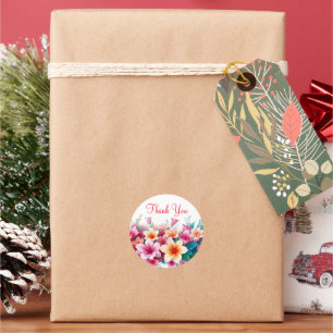 Sticker Rond Beauté intemporelle : Fleurs en pleine floraison �