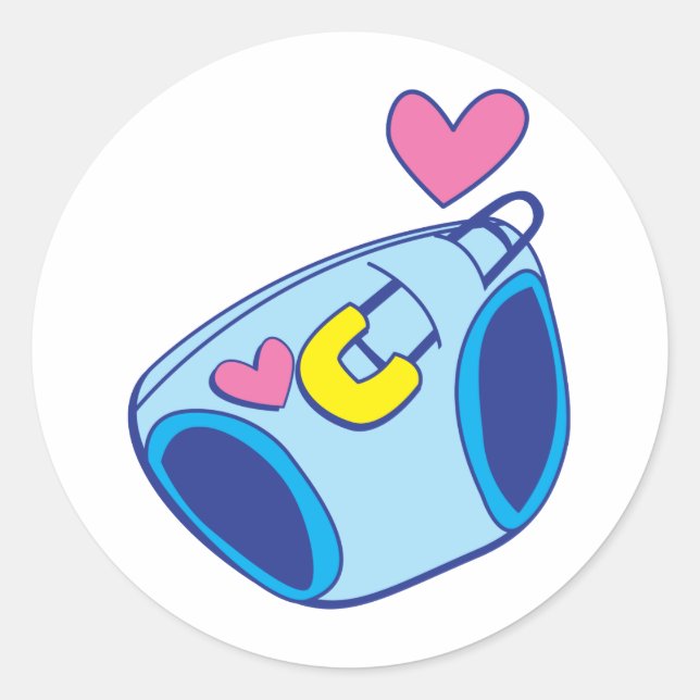 Sticker Rond Bébé (Devant)