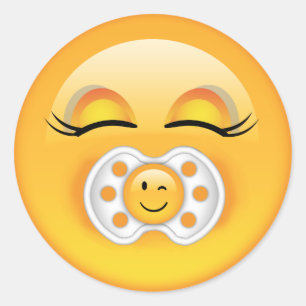 Sticker Rond Bébé doux ID231 d'Emoji