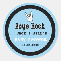 BÉBÉ GARÇON DOUCHE CONCERT INVITATION TICKET