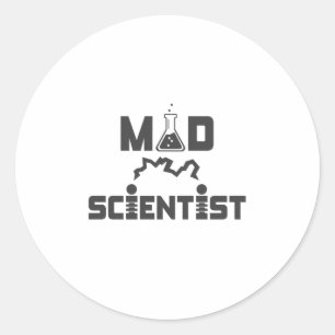 Sticker Rond Becher électrique de la Science de scientifique