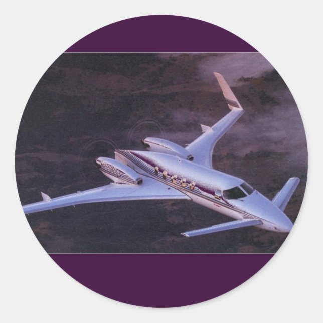 Sticker Rond Beechcraft Starship (Devant)