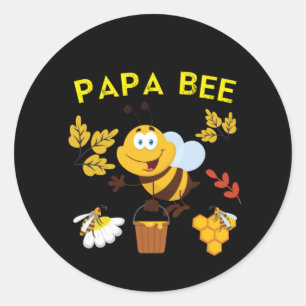 Sticker Rond Beekeeper Art Papa Bee