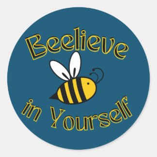 Sticker Rond BEElieve en toi