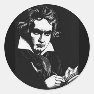 STICKER ROND BEETHOVEN